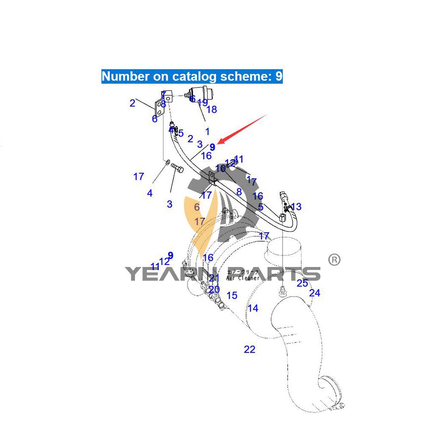 hose-08671-50090-0867150090-for-komatsu-excavator-pc2000-8-engine-6d140