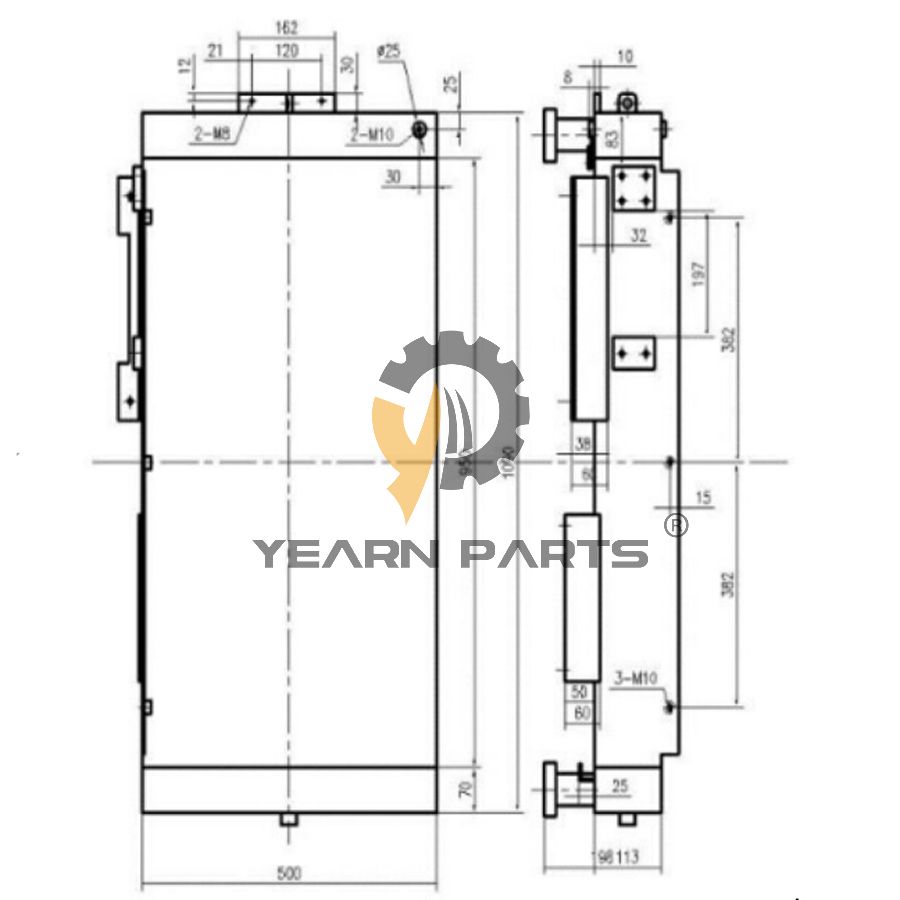 hydraulic-oil-cooler-11q6-40640-11q6-40641-11q6-40642-for-hyundai-excavator-r210lc-9-r210nlc-9-r210w-9