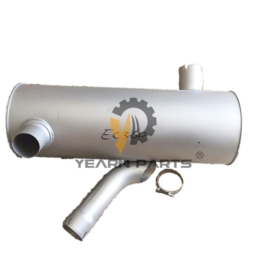 Muffler Silencer VOE14541655 for Volvo Pipelayer PL4611 PL4608 Engine D12D