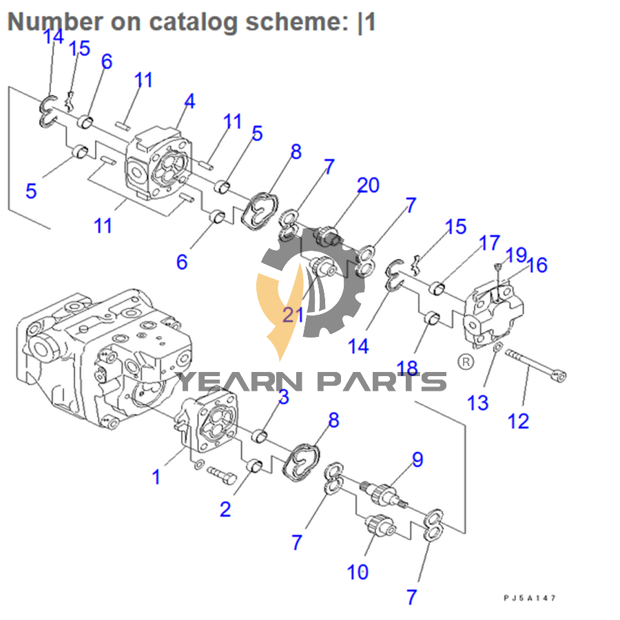 single-transmision-pump-705-41-07070-7054107070-for-komatsu-excavator-pc38uu-3