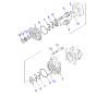 Hydraulic Pump 705-52-30280 705-52-30281 for Komatsu Wheel Loader WA450-3 WA450L-3 WA470-3 WA470-DZ-3