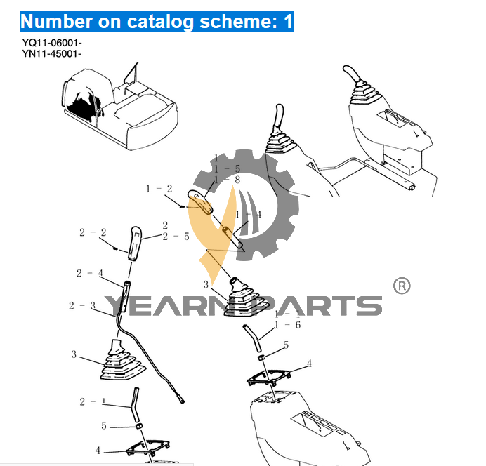 control-handle-grip-yn03m01862f1-yn03m02687f1-for-kobelco-excavator-sk235srlc-2-sk210lc-8-sk350-8-sk850-sk170-8-200-8-sk260-sk210d-8-sk295-8