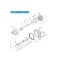 Turbocharger 6505-61-5010 Turbo KTR110M-532AW for Komatsu D575A-3 D575A-3-M Engine SA12V170E-2A