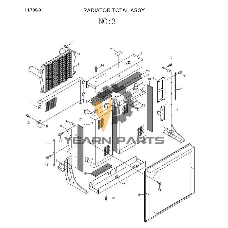 hydraulic-oil-cooler-11lq-30232-11lq30232-for-hyundai-wheel-loader-hl780-9-hl780-9a